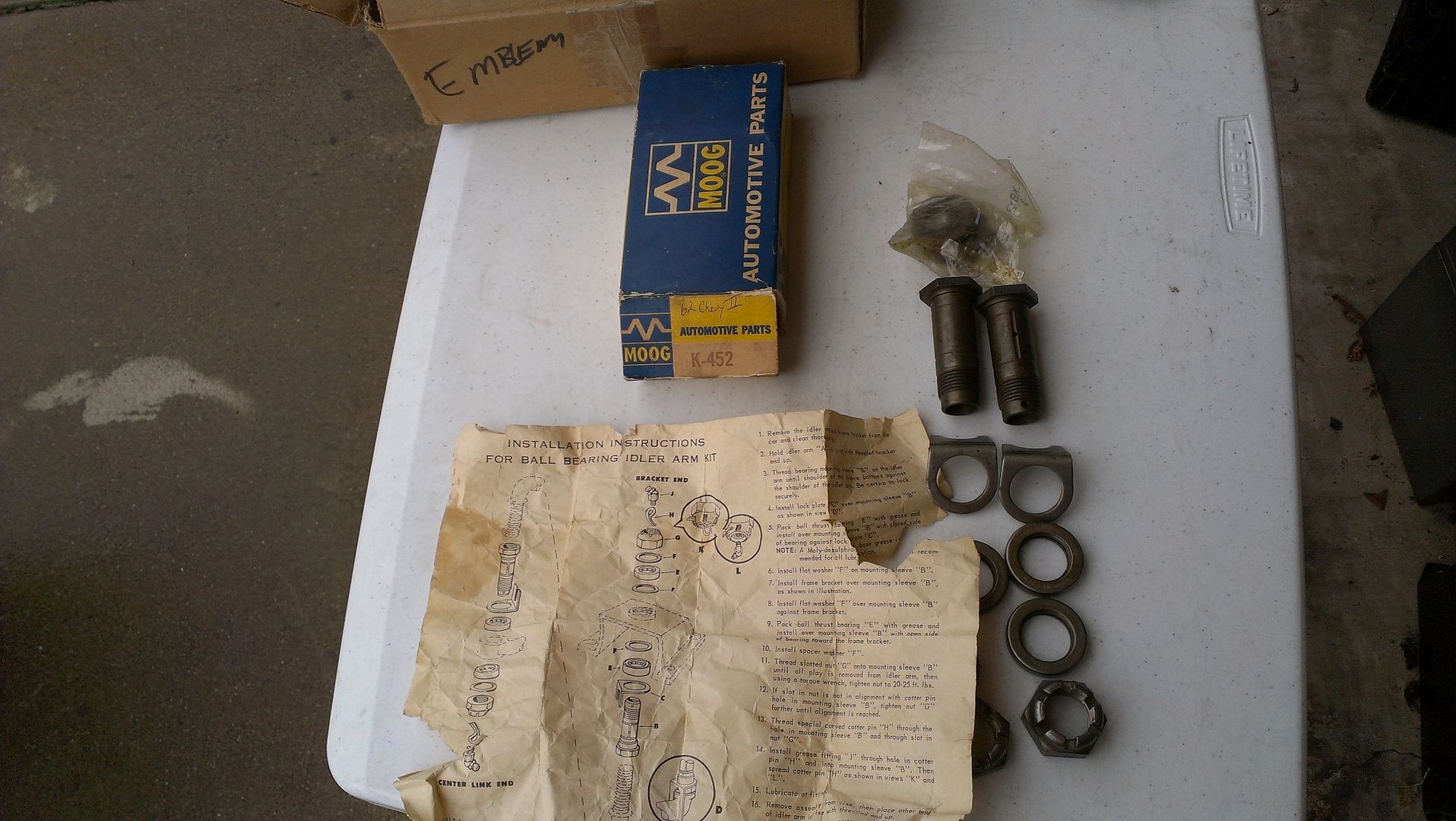 62 Idler arm Chevy Nova Forum